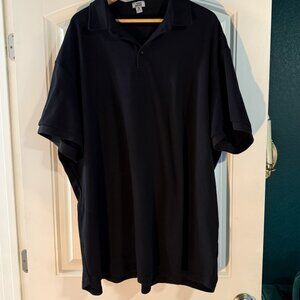 Black One Bone Size 5 (6XL) Men's Polo